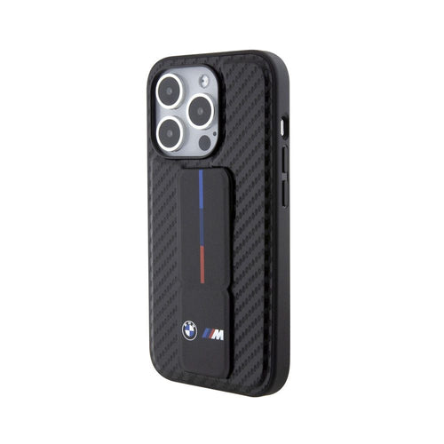 BMW M Grip stand Carbon Case For iPhone 15 Pro Max