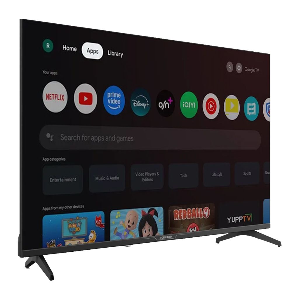 Tornado 32 Inch Frameless Smart TV | HD LED | Built-In Receiver | 32EA6500E